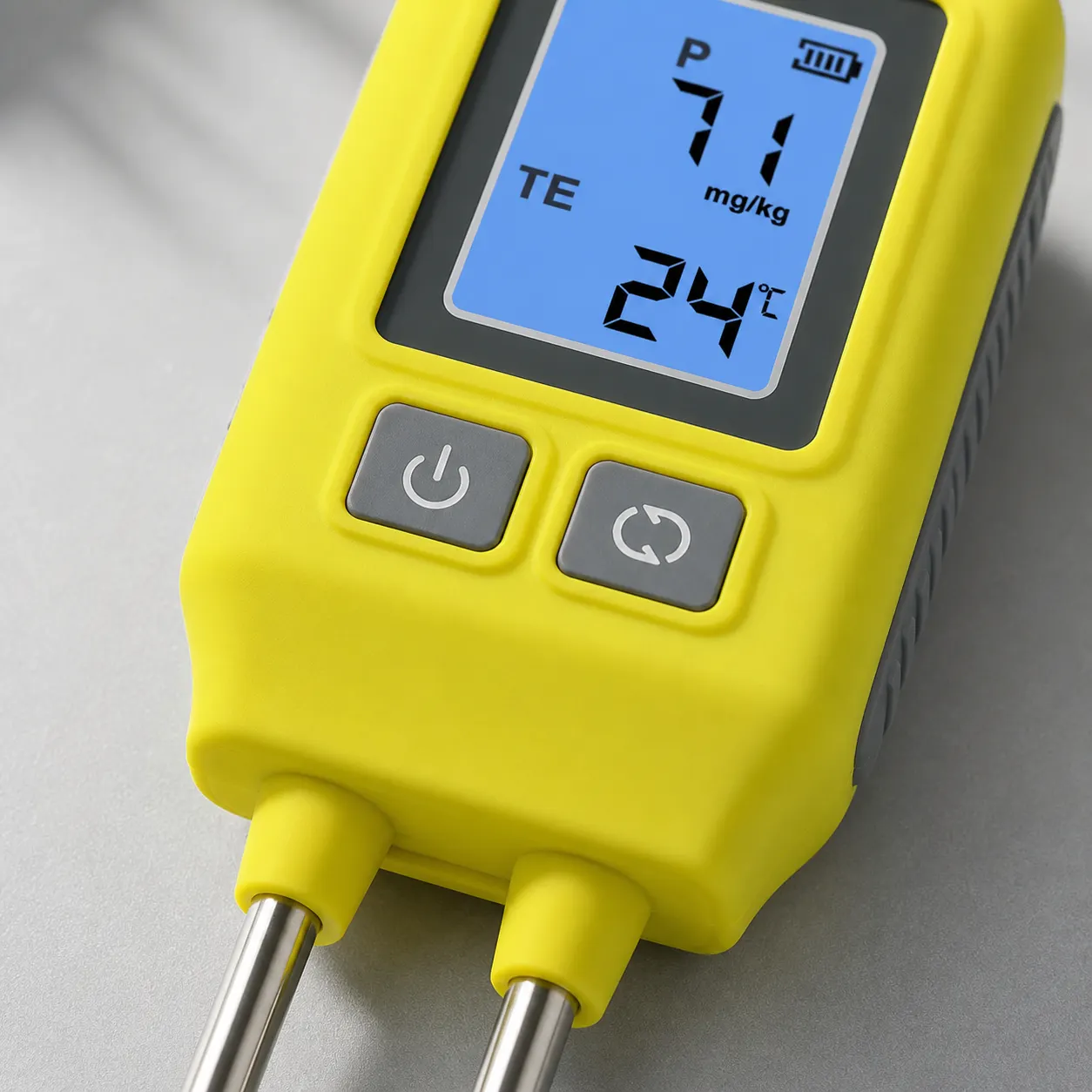 Digital Soil Fertility Tester and included accessories